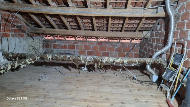 Chantier en cours près de Carbonne