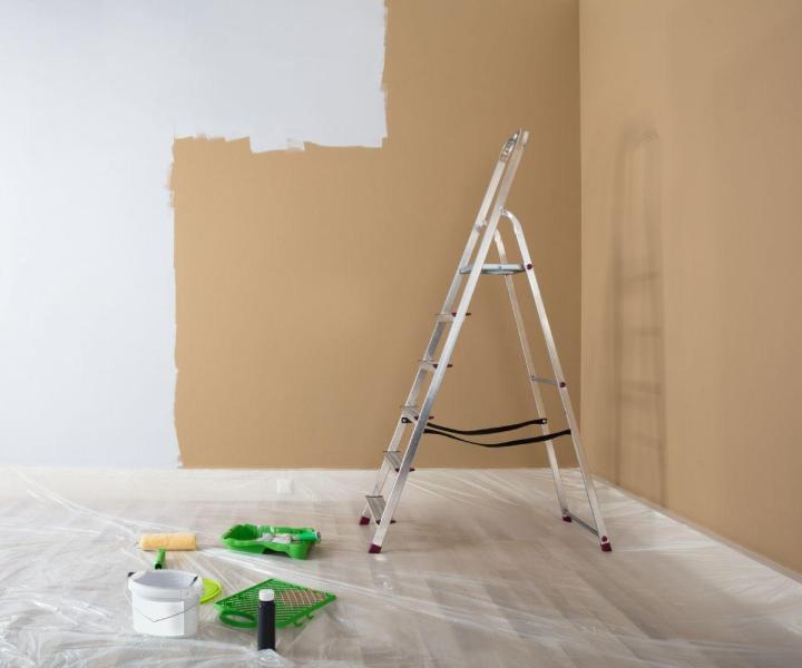 Nous réalisons des travaux de peinture intérieure.